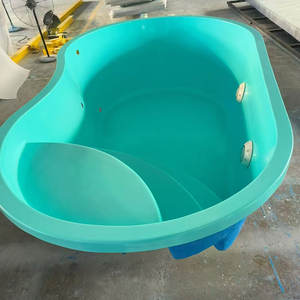 Piscine à noix de cajou piscine moderne de petite taille piscine ready-made en fibre de verre piscines creusées à coque - Product Image 3