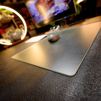 Customized Glass Tempered Photovoltaic Glass Mouse Pad Size Customized Pattern High-end Frosted Version Factory Direct Sales