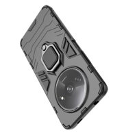Coque antichoc en plastique dur mince avec porte-anneau coque arrière de protection complète pour Xiaomi Redmi A3 4G