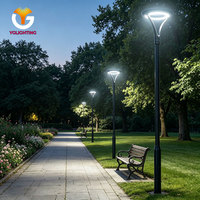 Lámpara LED Minimalista con Forma de Anillo, IP65, de Aluminio, para Jardín, 140Lm/W, para Parques Urbanos y Proyectos Inmobiliarios de Alta Gama