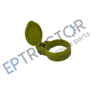 EPTRACTOR - Juego de 4 Tapas Antipolvo Hidráulicas de Acoplamiento Rápido Hembra de 1.49" (38mm) de Plástico Amarillo - Product Image 4
