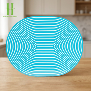 BEST SELLER OEM Plateau en laque peint à la main Plateau de service en laque Plateau festonné Centre de table Décoration Fait main - Product Image 1