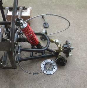 Suspensión Delantera para Karting Todoterreno con Mecanismo <span class=keywords><strong>de</strong></span> Dirección, Piezas <span class=keywords><strong>de</strong></span> Repuesto para ATV y Go Kart - Product Image 3