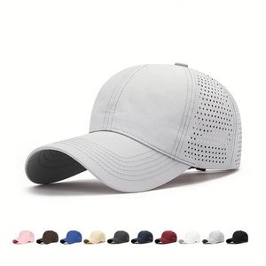 Gorra de Béisbol de Secado Rápido con Orificios Cortados con Láser, Gorra de Protección, Gorra de Béisbol - Product Image 1