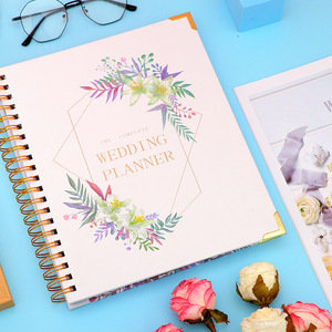 Vente en gros Agenda quotidien en spirale A4 Wedding Planner Cahier séparateurs de haute qualité - Product Image 4