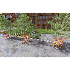 Qiaoqiao trẻ em khóa học trở ngại thể dục dụng cụ ổn định Ninja khóa học trở ngại giàn Ninja thiết bị đào tạo để bán - Product Image 2