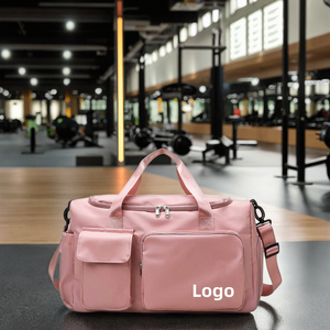 Custom Made Luxury Gym Tote <strong>Bag</strong> Designer Pink Medium Travel Duffel <strong>Bag</strong> <strong>Sport</strong> Sling Shoulder Gym Sack <strong>Bag</strong> Pack <strong>for</strong> <strong>Men</strong> Women - Product Image 1