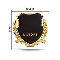 Autocollant pour voiture 3D VIP Motors Badge Decal Auto Trunk Metal Zinc Alloy Emblem Rear Body Hayon Accessory Adhesive Badge Sticker