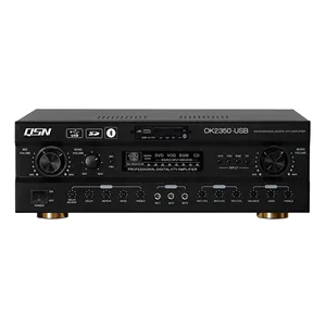 Karaoke Amplifier Class-AB 350W*2Channel with Bluetooth USB interface feedback function for DJ (OK2350-USB)