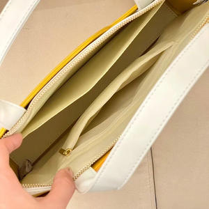 पु चमड़े के टोटे बैग कावली रचनात्मक लैपटॉप फ़ोल्डर क्रॉसबॉडी बैग - Product Image 4