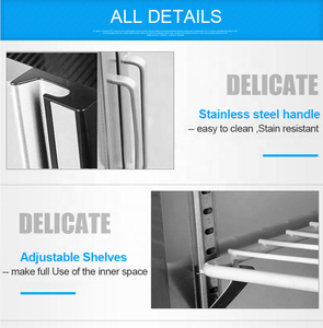 <span class=keywords><strong>Vitrine</strong></span> Réfrigérée Commerciale Haute Performance à 6 Portes, <span class=keywords><strong>Prix</strong></span> Usine, Équipement de Réfrigération Profonde - Product Image 3