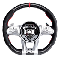 Volant de direction en fibre de carbone pour Mercedes Benz Cls 350 W157 W218 W219 W257 53 63 A45 a 45 W176 W177 Amg