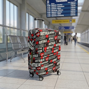Housse de protection pour valise, 100% polyester, épaisse et élastique, pour voyager <span class=keywords><strong>autour</strong></span> <span class=keywords><strong>du</strong></span> <span class=keywords><strong>monde</strong></span> - Product Image 1