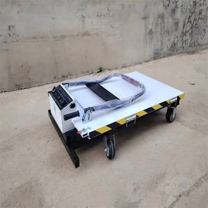 Carro de mano plano eléctrico portátil de alta calidad, pequeño camión plano de elevación hidráulica - Product Image 3