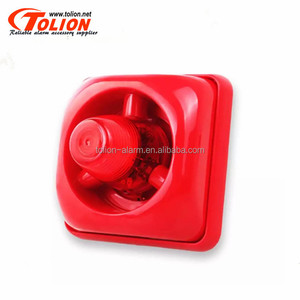 Blitz- und Tonsirene mit Stroboskop Heimalarmsystem Rotes Blinklicht Feueralarm für Hotelsicherheit - Product Image 3