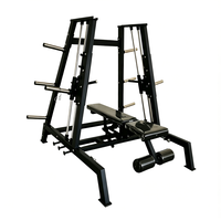 Lofit Station de presse verticale réglable à charge par disques pour pectoraux et bras, avec rails de guidage double, pour usage commercial en salle de sport, entraînement du haut du corps