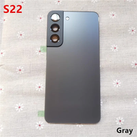Cache-batterie de remplacement pour S20 S20 Plus S20u S21 S21Plus S21u S22 S22 Plus S22u, boîtier arrière en verre au design barre