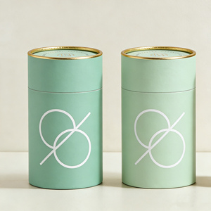 Tubo de Papel Kraft Biodegradable con Logotipo Personalizado, Tubo Cilíndrico para Empaque de Ropa Interior, Calcetines y Camisetas - Product Image 1