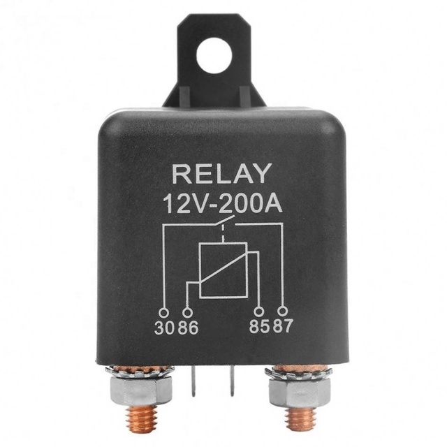 RELAY 12v 200A Car Start RELAY 12V4 Pin Heavy Duty Car ONOFF Switch RELAY.