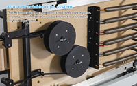 Mesin Pilates Reformer Komersial Tmax, Cama De Pilates De Aluminio, Harga Grosir Pabrik Mesin Pilates untuk Dijual, Bersertifikat CE ISO