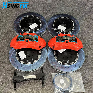 Kit de freins à disque flottants en 2 pièces avec plaquettes de frein pour étriers 4 et 6 pistons pour Audi A5 A4 B7 B9 Rs6 TT Mk1 S7 A6 C8 Q3 Q7 A6 C7 Q8 S8 - Product Image 1