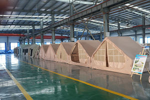 Tente gonflable <span class=keywords><strong>de</strong></span> luxe maison Triangle dôme air tente Support personnalisation grand espace adapté au Camping en plein air multiple - Product Image 5