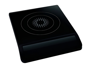 Cocina de Inducción de Cerámica de Acero Inoxidable de un Solo Quemador, Diseño Impermeable, con Temporizador, para Hoteles Comerciales - Product Image 1