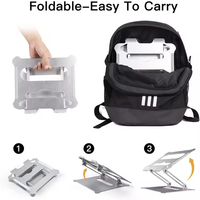 Support de tablette de bureau pour support d'ordinateur portable support de refroidissement de levage pour support ordinateur portable supports d'ordinateur portable portable en aluminium