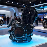 Moteur de moto 250cc à refroidissement par air 4 temps à combustion efficace pour unité de puissance de kart et buggy CB250-F Démarrage électrique