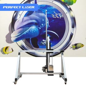 Imprimante murale 3D intelligente grand format Perfect Laser 9600 DPI avec capteur américain, buse piézoélectrique, machine à peindre murale avec commande par tablette - Product Image 1