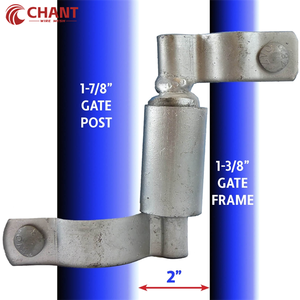 1 3/8 "x 1 7/8" Chuỗi liên kết cổng mùa xuân gần hơn tự đóng cửa driveaway cổng gần hơn với bu lông bao gồm - Product Image 3
