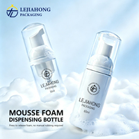 Botol Pompa Busa PET 30ml 60ml 80ml 100ml Botol Dispenser Mousse Kosong untuk Pembersih Wajah Kemasan Kosmetik