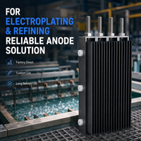 Anode en titane DSA personnalisée avec revêtement MMO, fournie par l'usine pour les systèmes d'électrodéposition et de raffinage