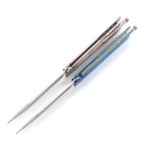 <strong>Butterfly</strong> Training <strong>Knife</strong> 420 - Blade Without sharp Edge, Zinc Alloy Handle, Foldable Practice Multi-functional <strong>Knife</strong> - Product Image 6