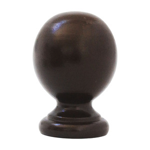 Grand embout en bois pour tiges de draperie en bois de 1 3/8 "35MM accessoires de poteau de <span class=keywords><strong>rideau</strong></span> en bois embouts de boule - Product Image 2