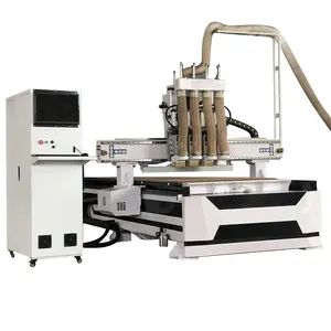 อเนกประสงค์4.5kw แกนสก์ท็อป Cnc เราเตอร์ไม้เฟอร์นิเจอร์ไม้