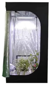 Tente de culture pour serre 120x60x150 cm-Fabriqué en Oxford 600D, cadre en acier, résistant à la lumière et à l'eau pour la croissance des plantes - Product Image 2