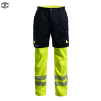 JIADE – Veste de travail fluorescente haute visibilité pour homme, imperméable, thermique, respirante, idéale pour l'extérieur, la construction et l'entrepôt (collection automne-hiver)