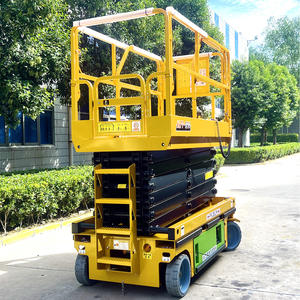 Plataforma de andamio de elevación hidráulica de 4m, precio de fábrica Ce, elevador de tijera móvil eléctrico autopropulsado para <span class=keywords><strong>alquiler</strong></span>, envío gratis - Product Image 6