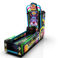 Machine de jeu d'arcade de bowling d'intérieur à monnayeur avec système de récompense par loterie, équipement de jeu sportif pour centre de divertissement