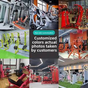 เครื่องออกกำลังกายเหล็กกล้าสำหรับฟิตเนส เครื่องฝึกกล้ามเนื้อต้นขาใน/ต้นขาออก เครื่องแฮคสควอท เครื่องเลกเพรส เครื่องเชสต์เพรส เครื่องเลกเอ็กซ์เทนชั่น/เคิร์ล - Product Image 1