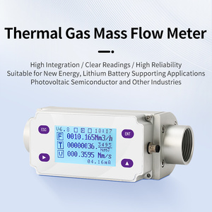 Débitmètre massique thermique à insertion OEM RS485 pour gros tuyaux, affichage LCD quatre lignes, capteur en alliage d'aluminium, débitmètre de <span class=keywords><strong>gaz</strong></span> - Product Image 1