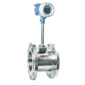 DKV pengukur aliran pusaran flensa, flowmeter meter meter meter pusaran cerdas 24V DC, flensa termal aliran udara/Gas - Product Image 1