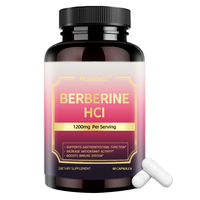 Rosebest GMP Certifié Vente en Gros Marque Privée Naturel 1200mg Capsules de Berbérine HCL de Haute Qualité avec Cannelle de Ceylan