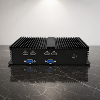 Mini PC industriel sans ventilateur Intel Celeron N2840, carte mère de qualité industrielle 100% neuve, RS485+RS232 COM DDR3L 1333MHz