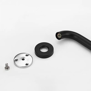Barra de Agarre de Acero Inoxidable Qibao, Color Negro Mate, Capacidad de Carga de 300 kg/500 kg, Antideslizante, para Baño y Seguridad en el Inodoro - Product Image 2