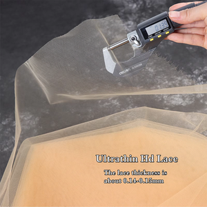 <span class=keywords><strong>Filet</strong></span> <span class=keywords><strong>à</strong></span> <span class=keywords><strong>cheveux</strong></span> HD Lace pour fermeture de perruque, kit d'installation frontale, taille 55, 46 - Product Image 2