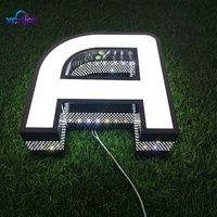 Enseigne LED 3D personnalisée pour devanture de magasin, réception commerciale, étanche IP65, publicité personnalisable, télécommandée, pour bureau, mariage, maison, rétroéclairée