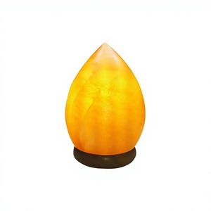 Lampe de sel de l'Himalaya sculptée USB, écologique, artisanat naturel, décoration intérieure, Noël, thème marin, amour, moderne, authentique - Product Image 1