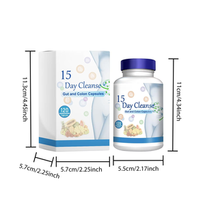 Cápsulas de Limpieza de Colon de 15 Días, Desintoxicación Natural, Mejora la Inmunidad, Apoyo a la Salud Intestinal, Suplemento Dietético para Adultos, Aceite de Pescado, Adolescentes - Product Image 2